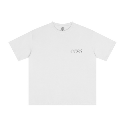 235GSM Men's Tech Fabric Performance Crew Neck T-shirt  White