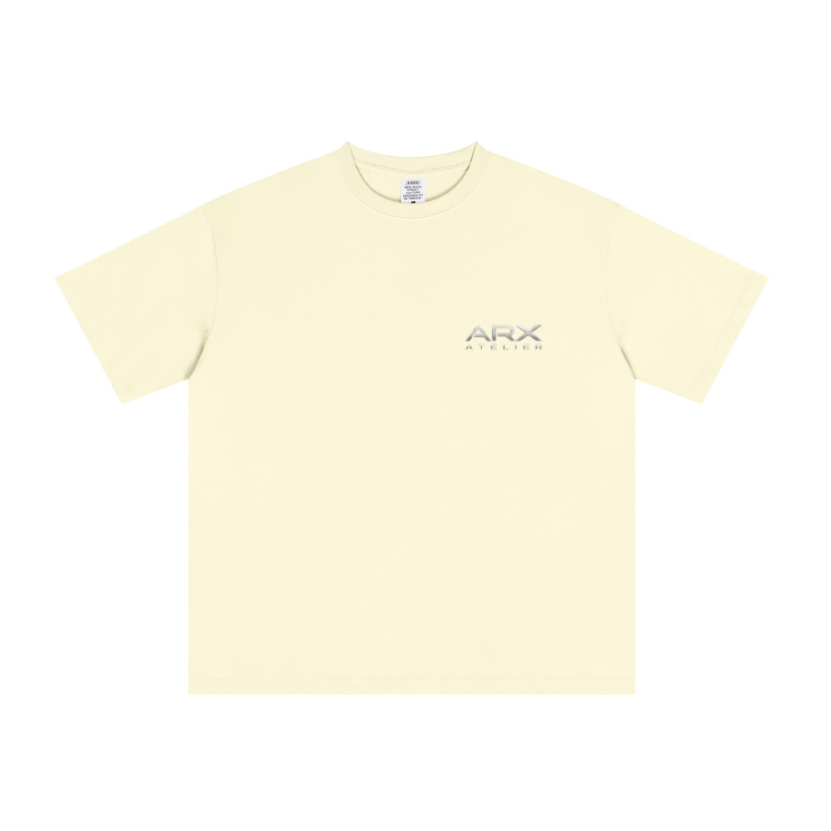 235GSM Men's Tech Fabric Performance Crew Neck T-shirt Apricot