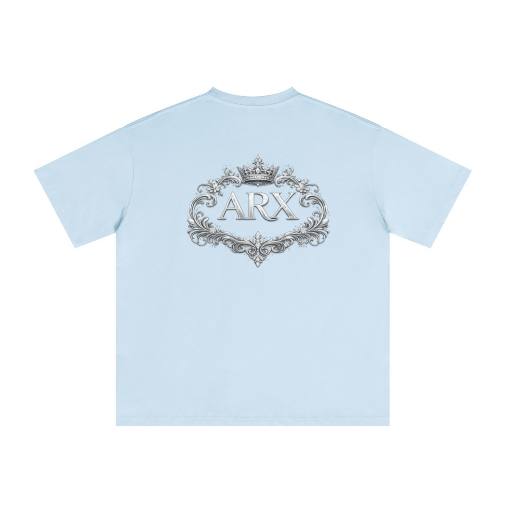 235GSM Men's Tech Fabric Performance Crew Neck T-shirt Light blue