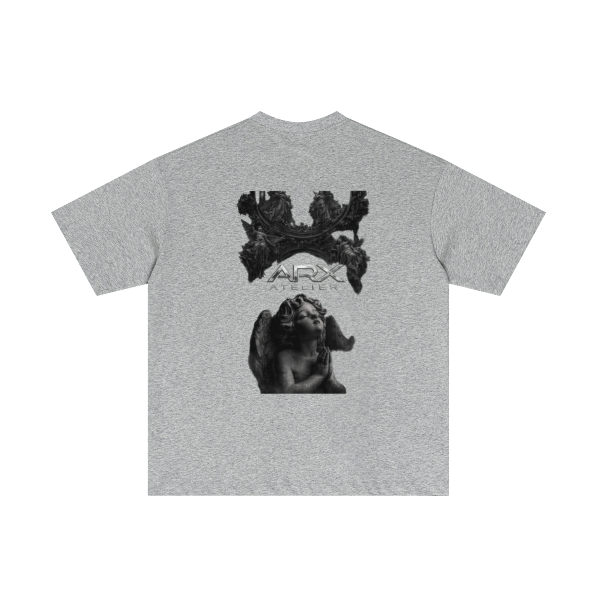 180GSM Men's Lightweight T-shirt LIght gray