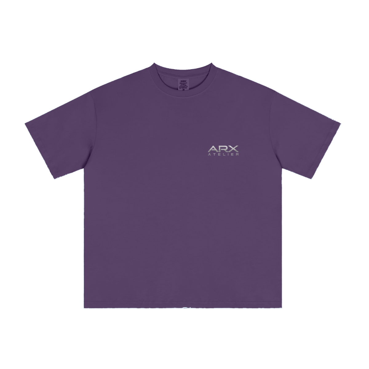 235GSM Men's Tech Fabric Performance Crew Neck T-shirt Purple