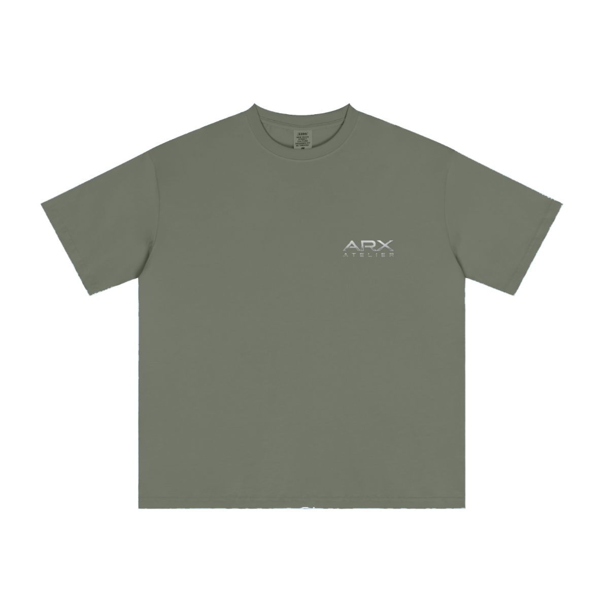 235GSM Men's Tech Fabric Performance Crew Neck T-shirt Green