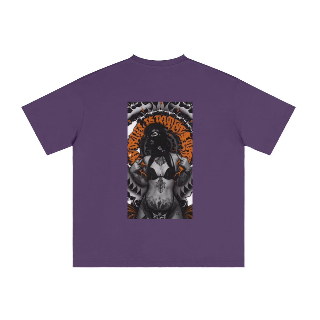 235GSM Men's Tech Fabric Performance Crew Neck T-shirt Purple