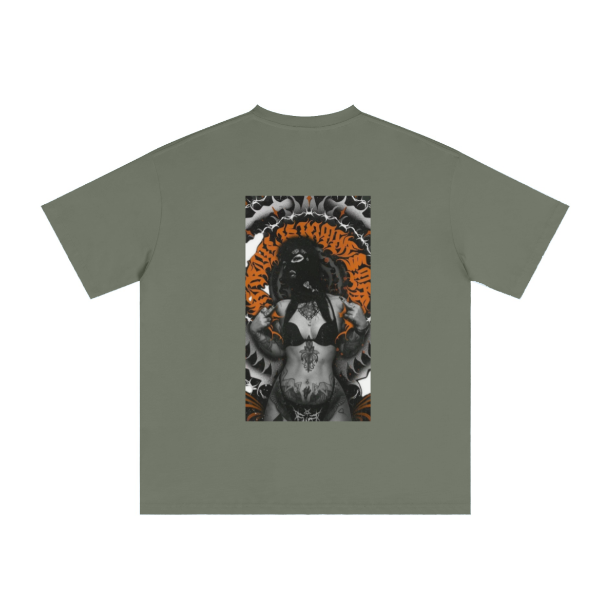 235GSM Men's Tech Fabric Performance Crew Neck T-shirt Green