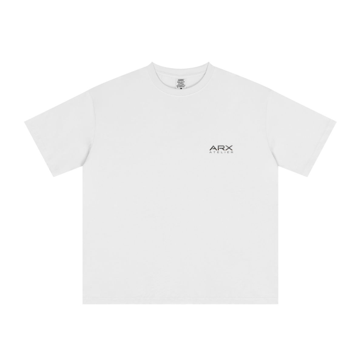 235GSM Men's Tech Fabric Performance Crew Neck T-shirt  White