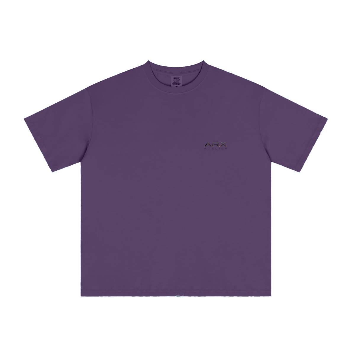 235GSM Men's Tech Fabric Performance Crew Neck T-shirt Purple
