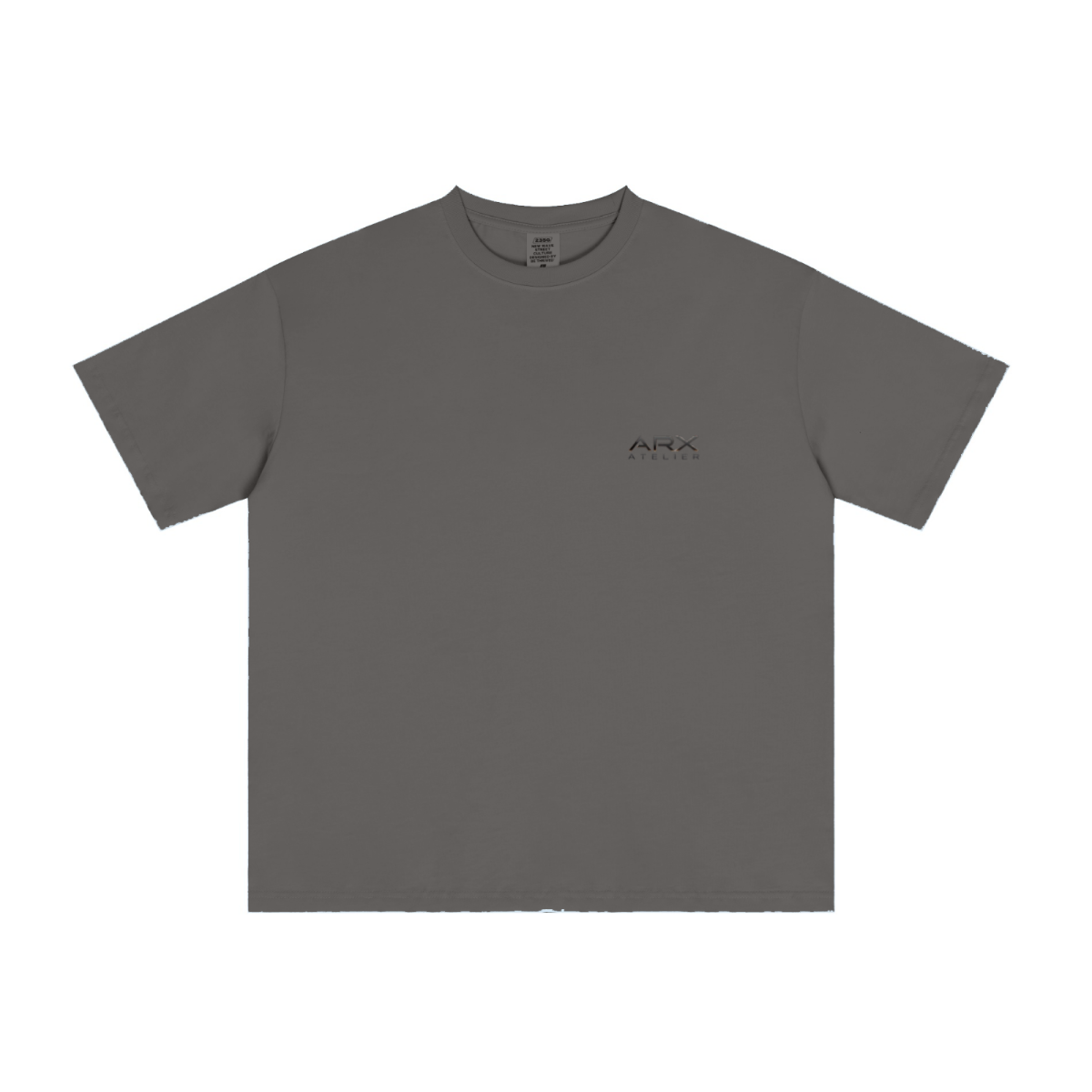 235GSM Men's Tech Fabric Performance Crew Neck T-shirt Gray