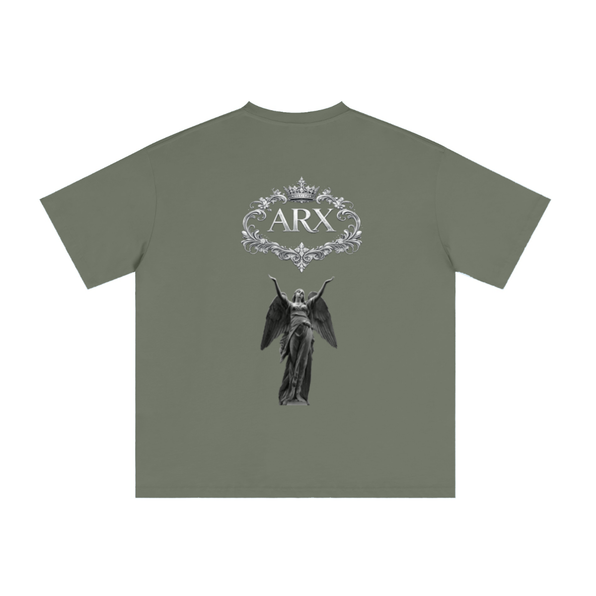 235GSM Men's Tech Fabric Performance Crew Neck T-shirt Green