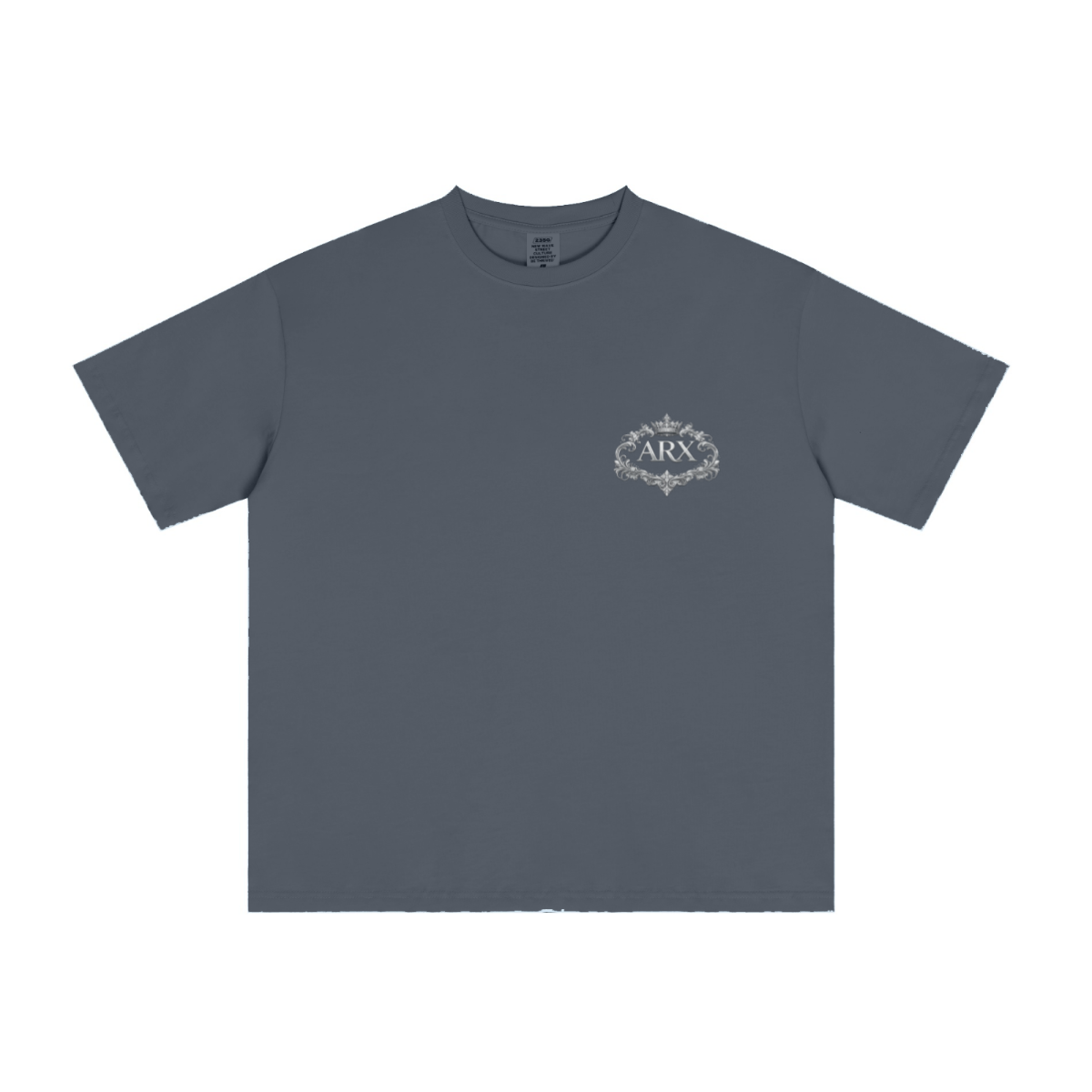 235GSM Men's Tech Fabric Performance Crew Neck T-shirt Dark blue