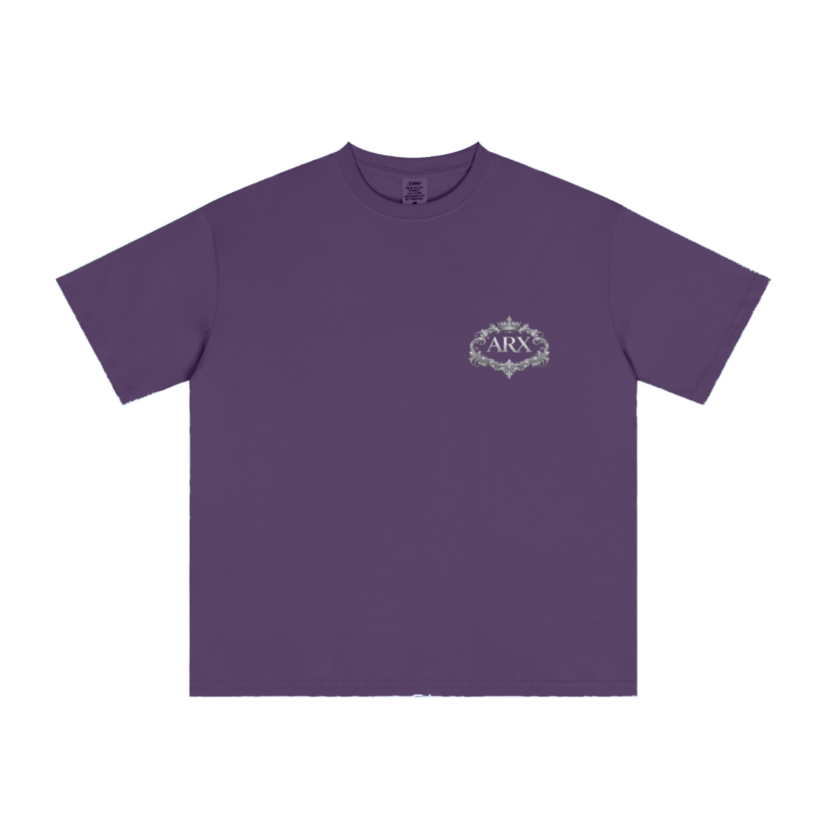 235GSM Men's Tech Fabric Performance Crew Neck T-shirt Purple