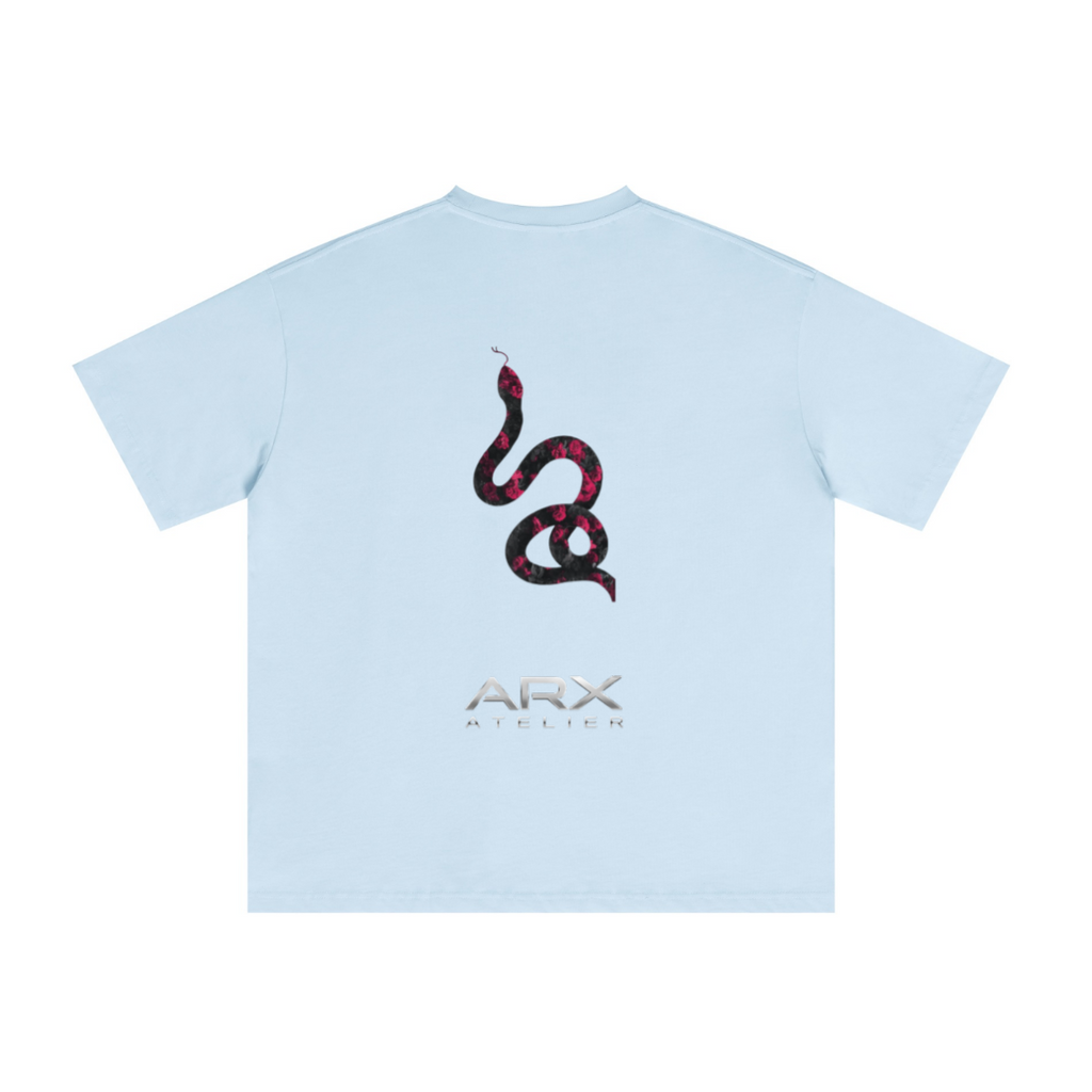 235GSM Men's Tech Fabric Performance Crew Neck T-shirt Light blue