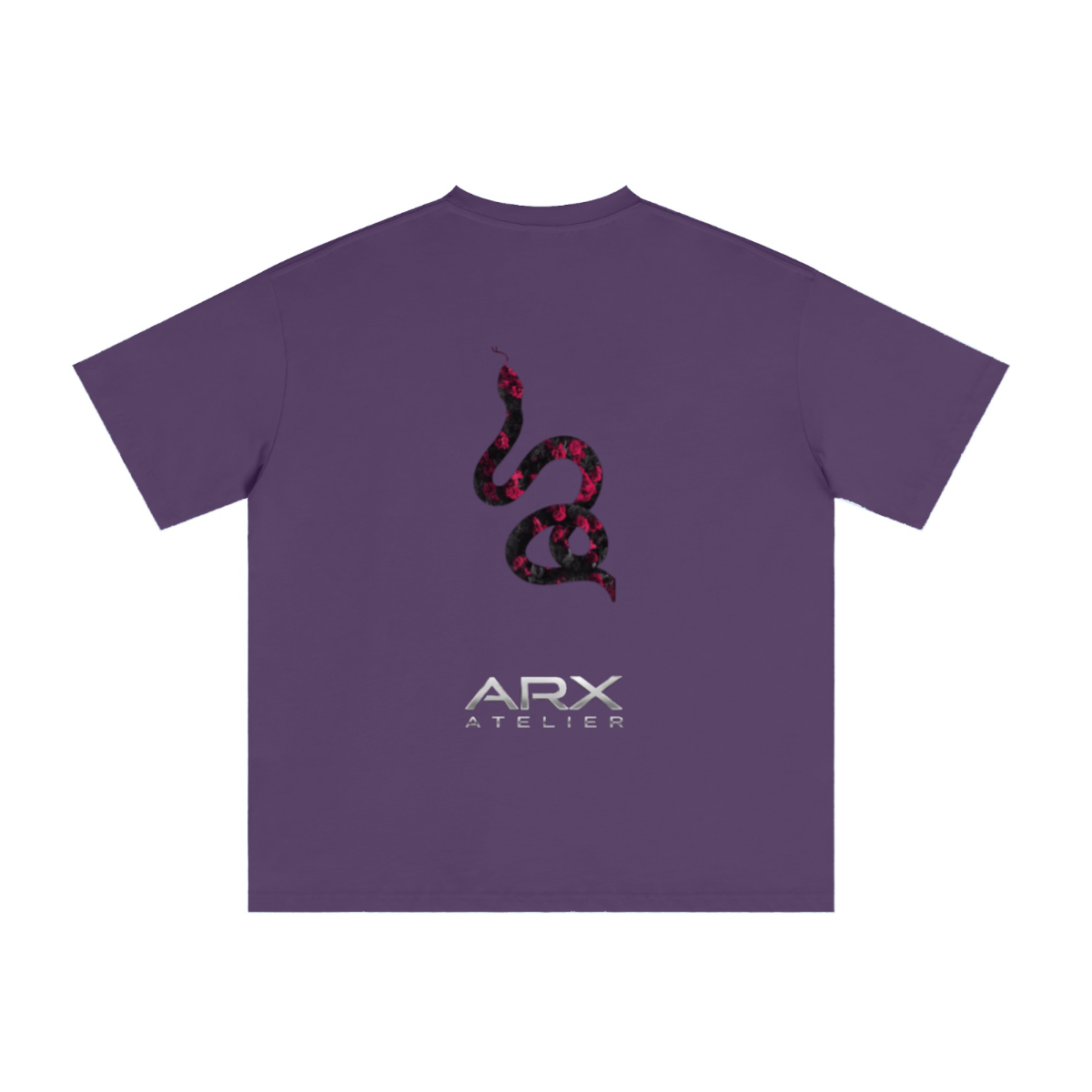 235GSM Men's Tech Fabric Performance Crew Neck T-shirt Purple