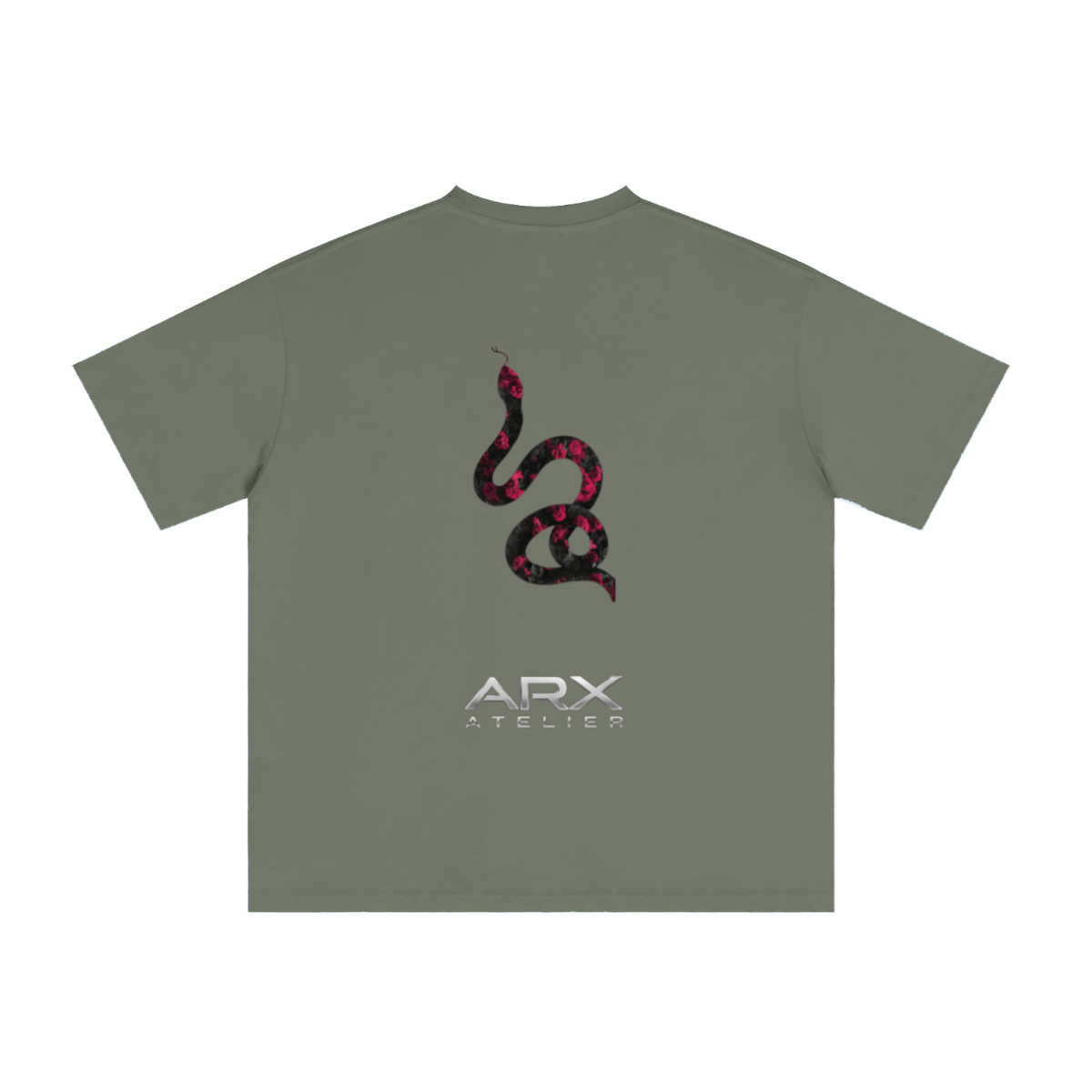 235GSM Men's Tech Fabric Performance Crew Neck T-shirt Green