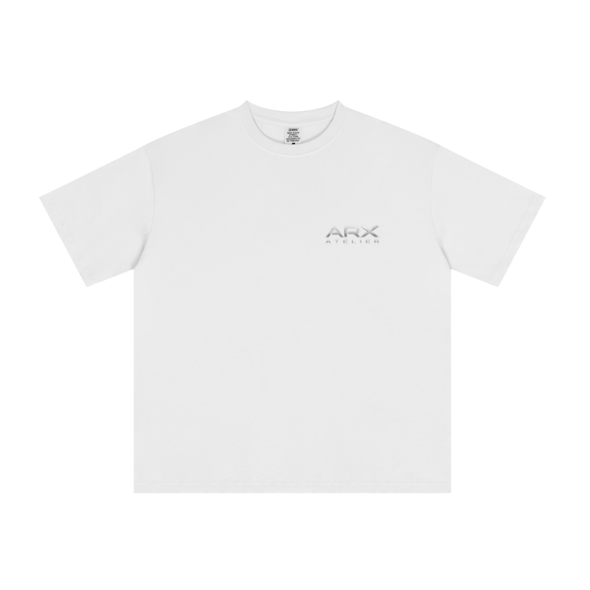 235GSM Men's Tech Fabric Performance Crew Neck T-shirt  White